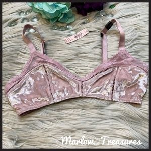 Victoria's Secret Sexy Suede Comfy Bralette XS
